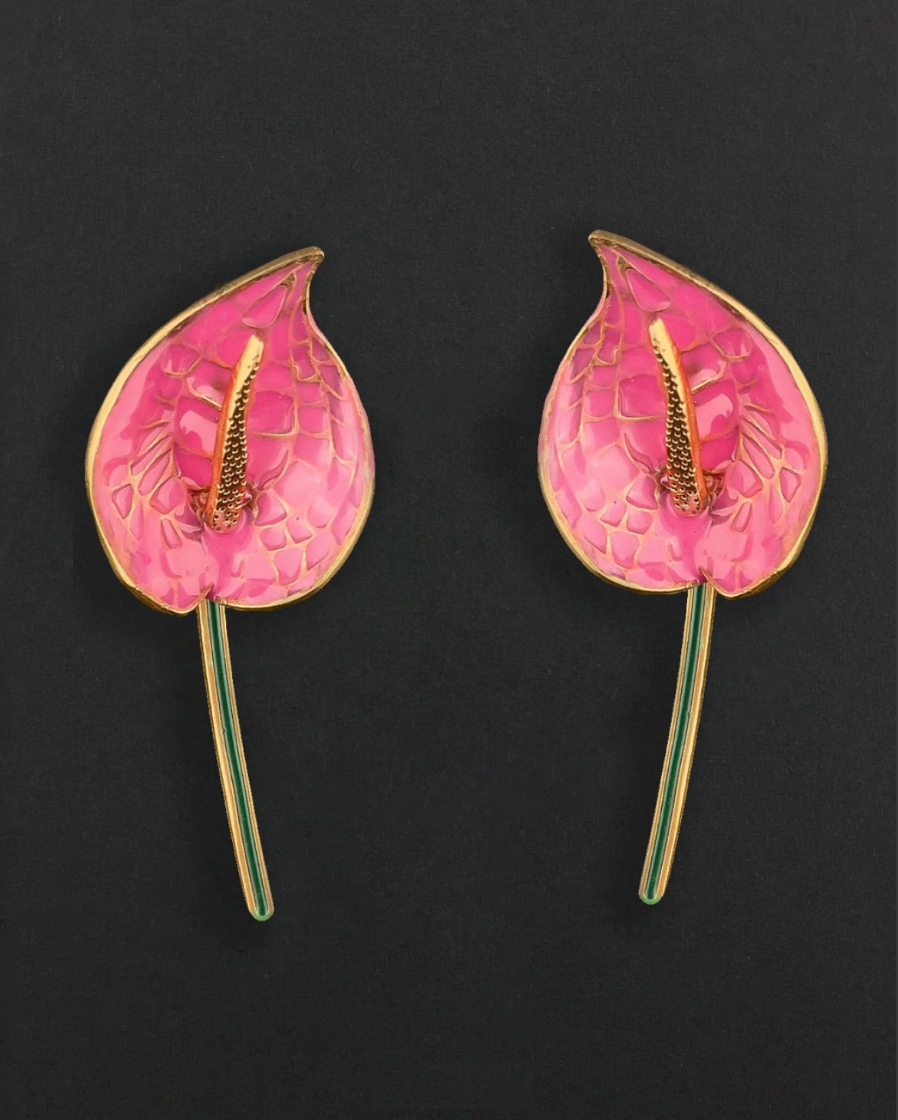 Anthurium Earrings