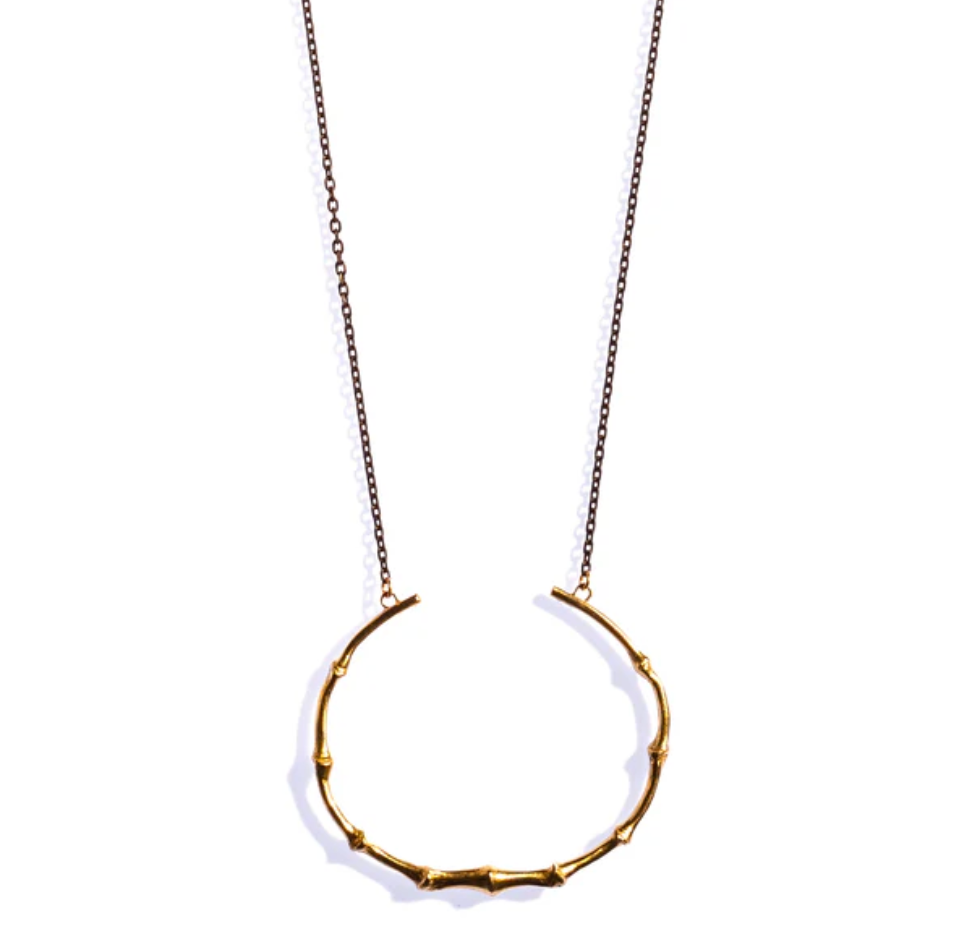 Bat Tail Pendant Necklace