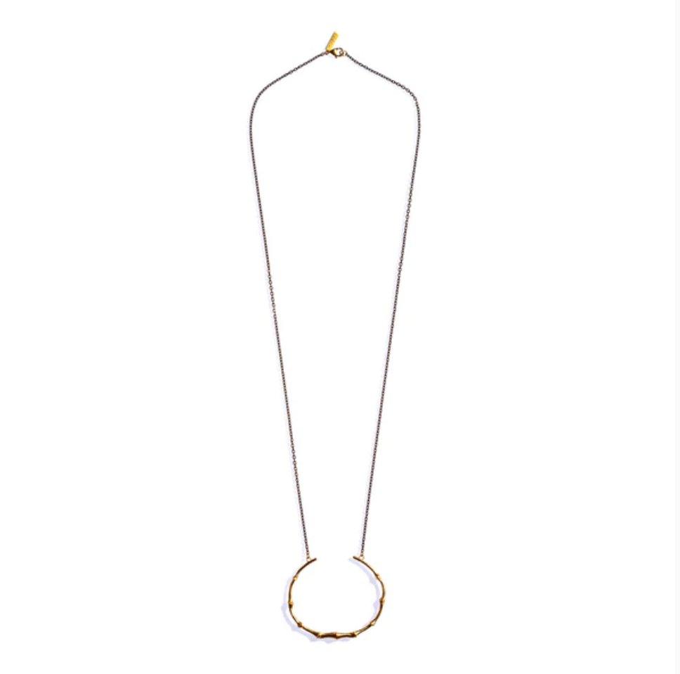 Bat Tail Pendant Necklace