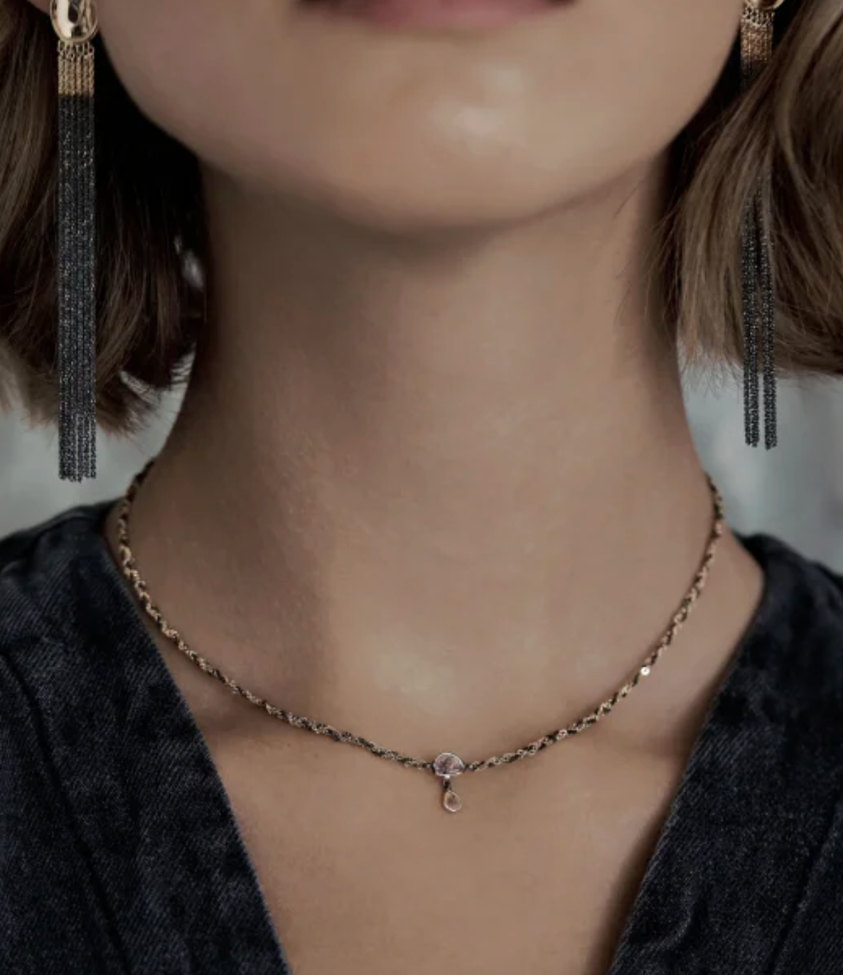 N° 727 Diamond Slice Necklace