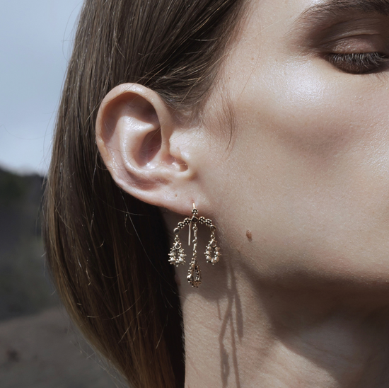 N° 849 Diamond Slice Earrings