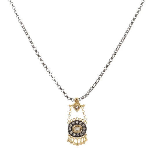 N°893 Petite Antique Diamond Necklace
