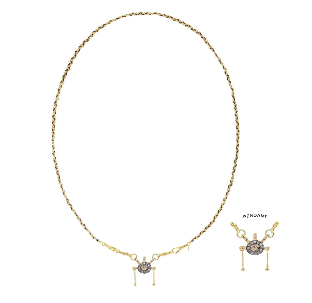 N°990 Antique Diamond Necklace