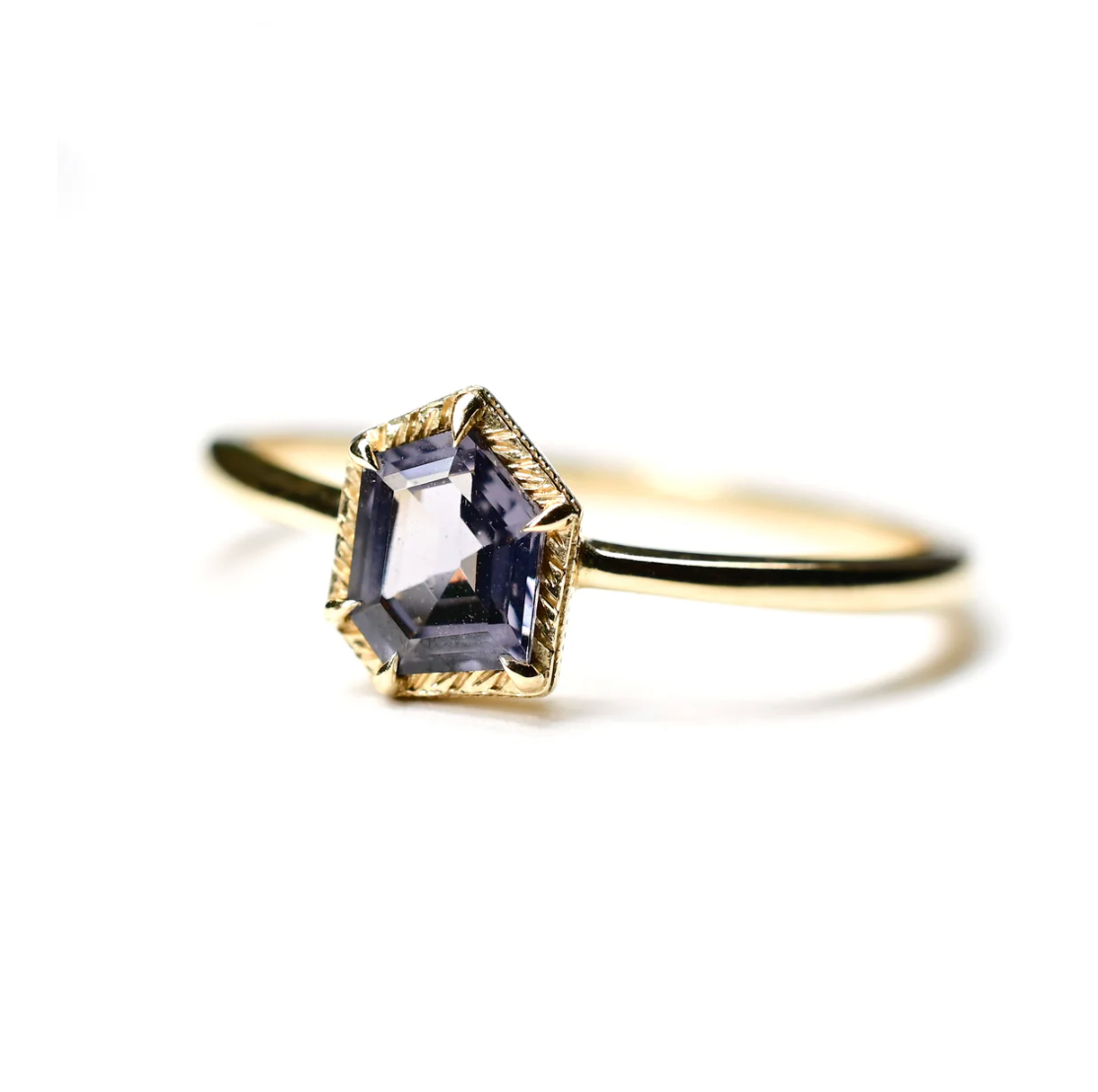 Fancy Blue Spinel Solitaire