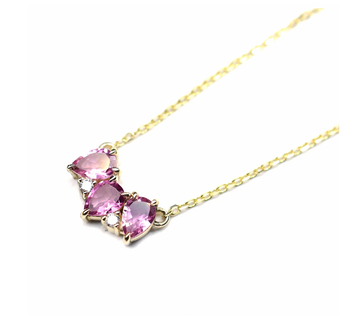 Evie Pink Tourmaline Necklace