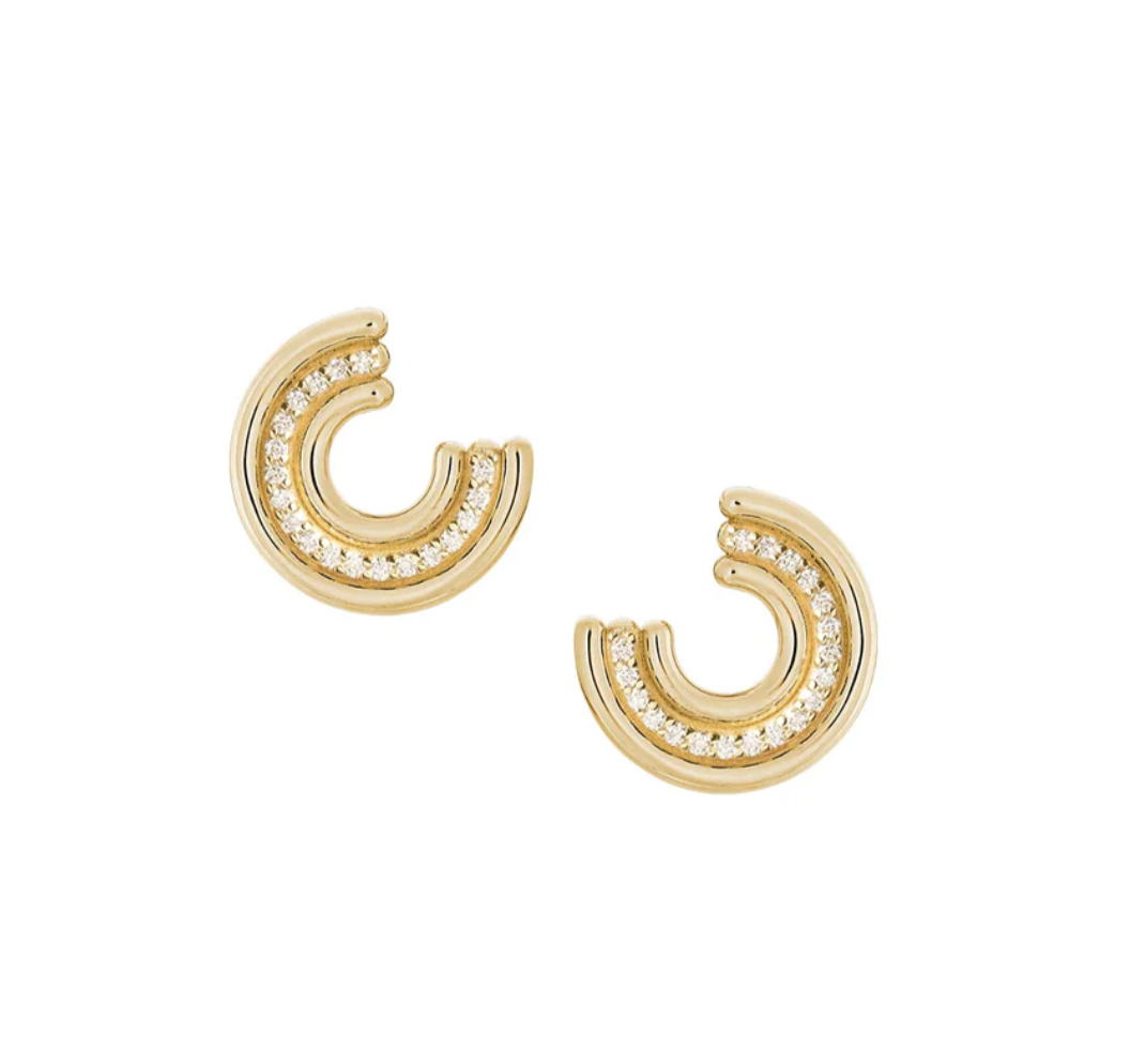 Diamond Revival Midi Studs