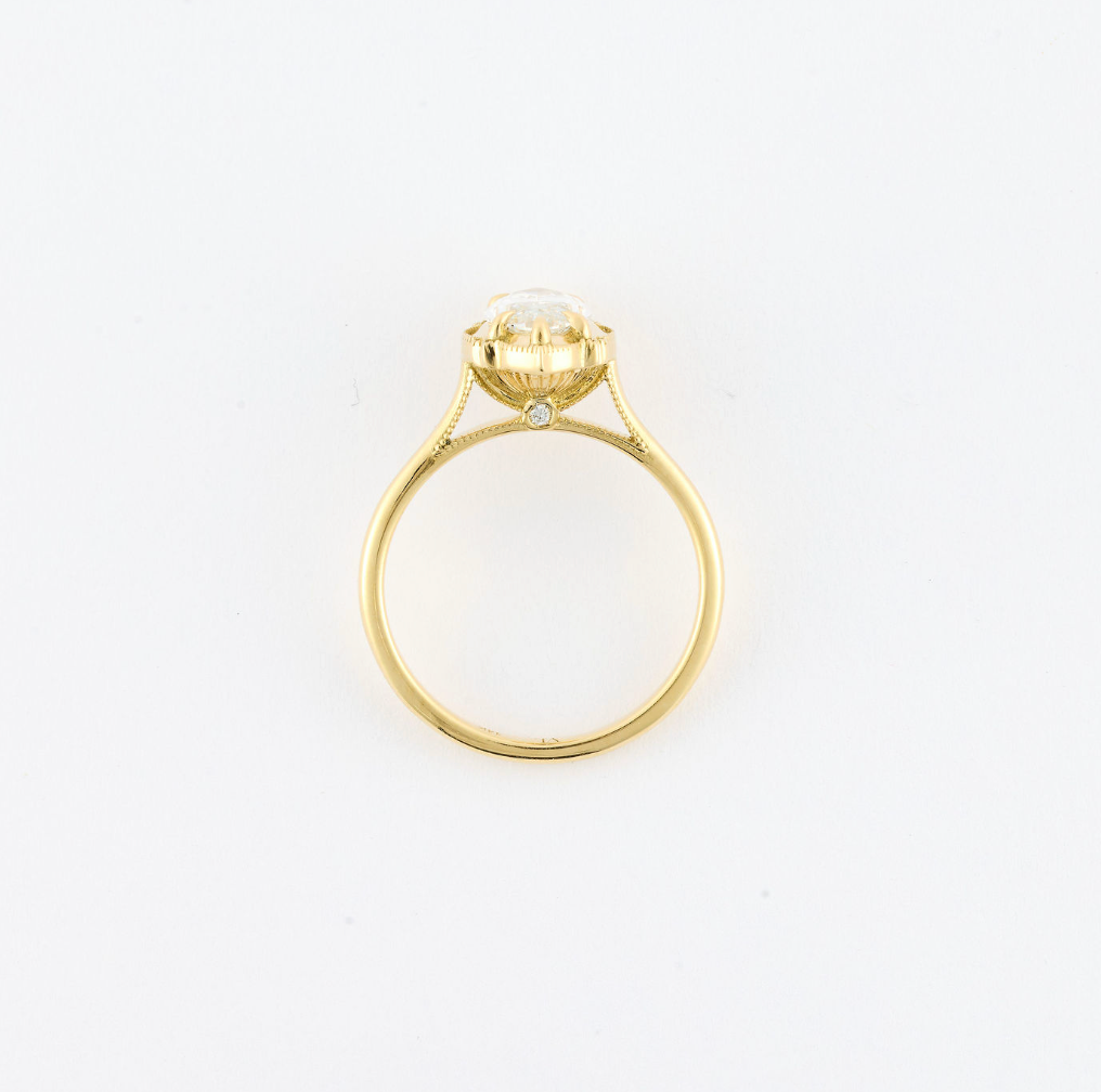 Arabesque Marquise Diamond Ring