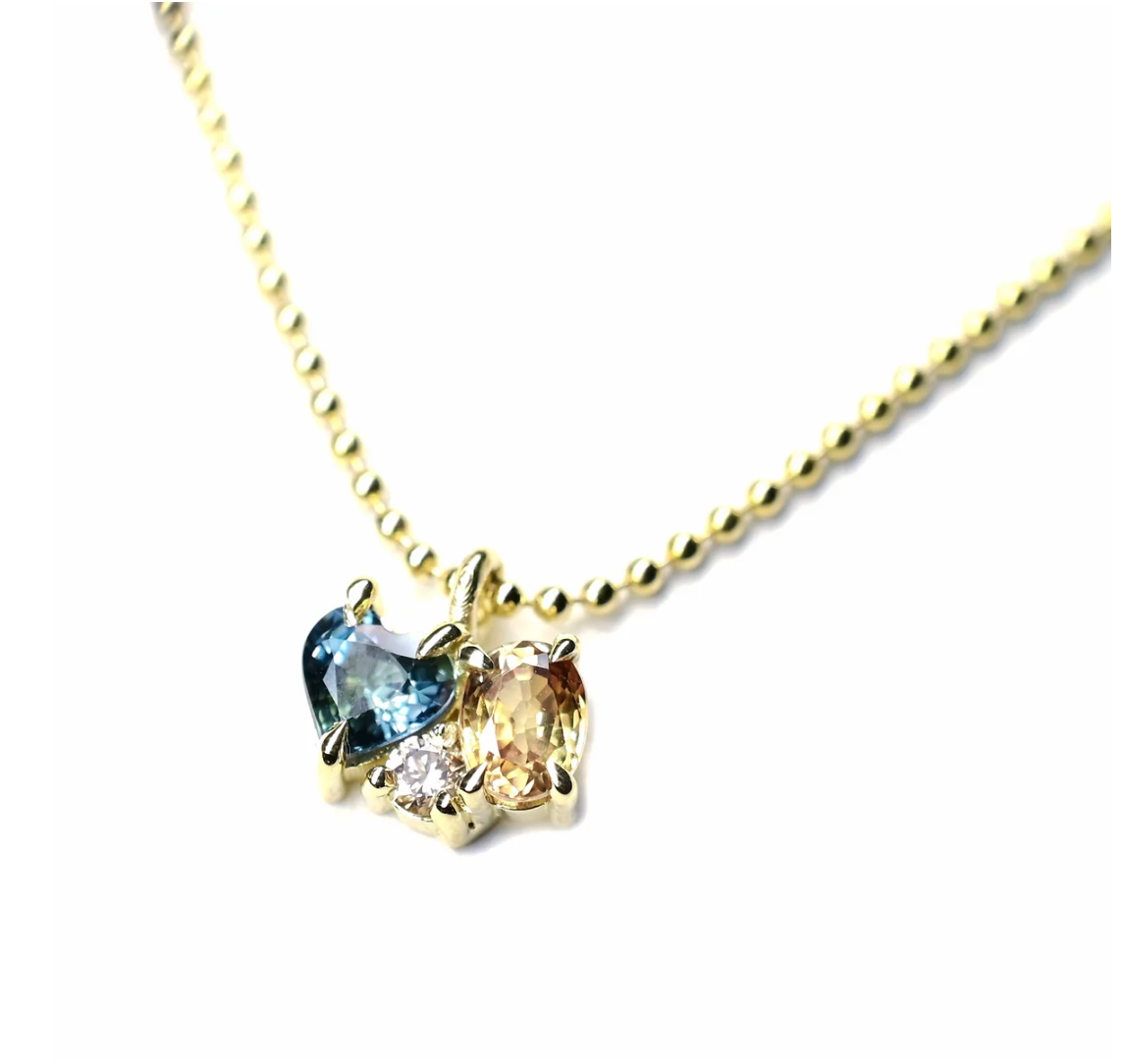 Sapphire Kaleidoscope Pendant