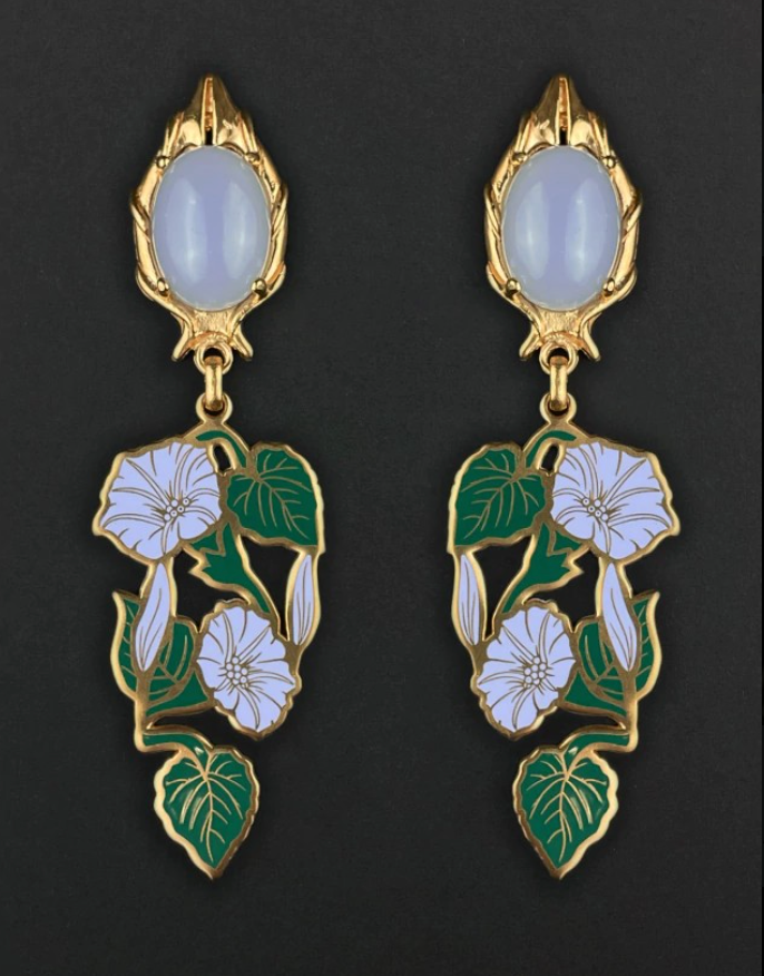 Morning Glory Earrings