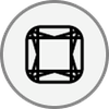 Diamond Cushion - sapphire - 1 - thumbnail