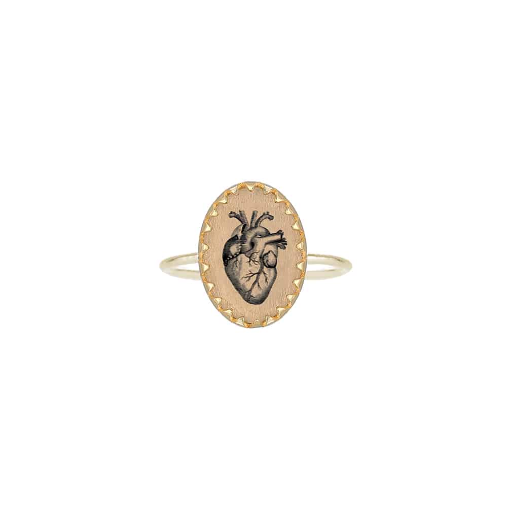 Load image into Gallery viewer, Victorian Heart Ring
