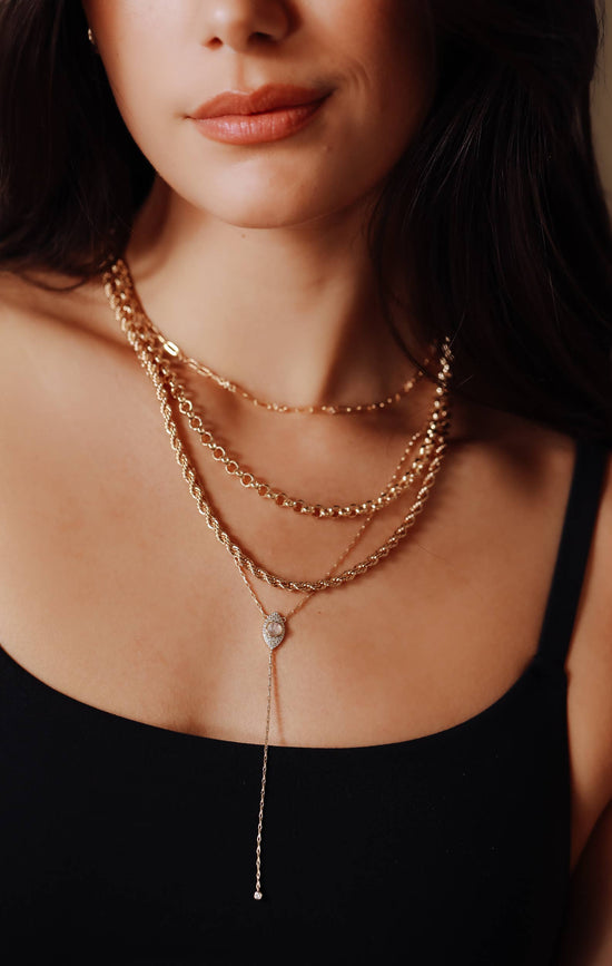 Round Link Chain Necklace