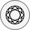 Diamond Round - sapphire - 2.6 - thumbnail