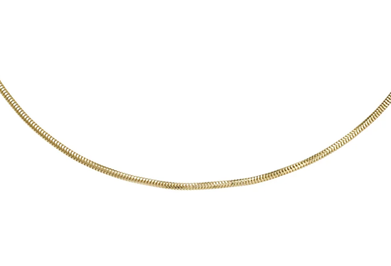 Vermeil Mini Herringbone Layering Chain Necklace