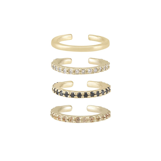 Black Diamond Ear Cuff