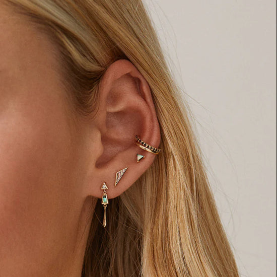 Black Diamond Ear Cuff