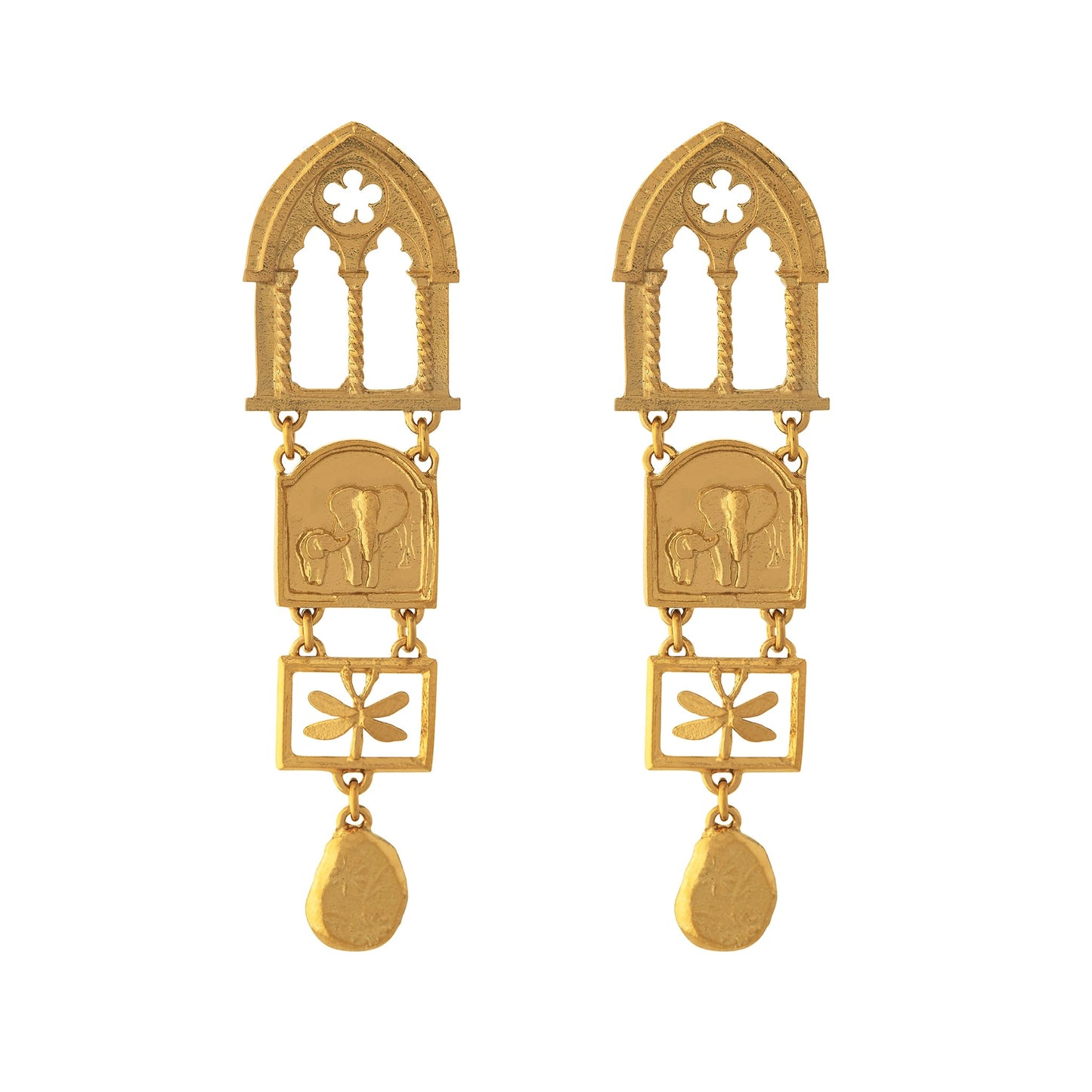 Discovery Window Drop Earrings