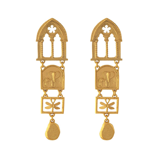 Discovery Window Drop Earrings