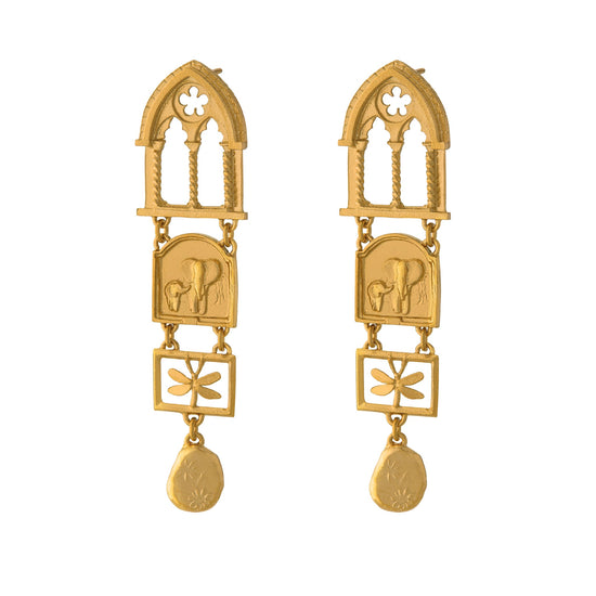 Discovery Window Drop Earrings