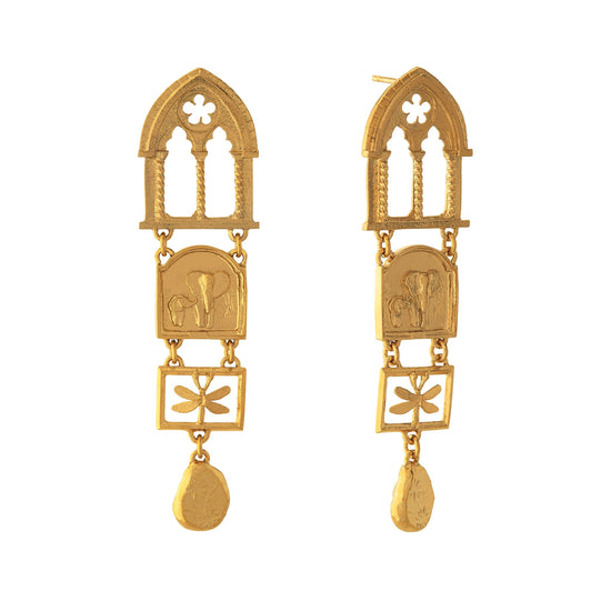 Discovery Window Drop Earrings