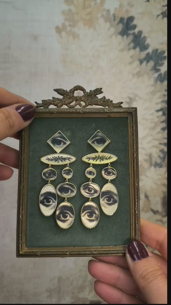Load and play video in Gallery viewer, &amp;#39;All Eyes on You&amp;#39; Statement Earrings
