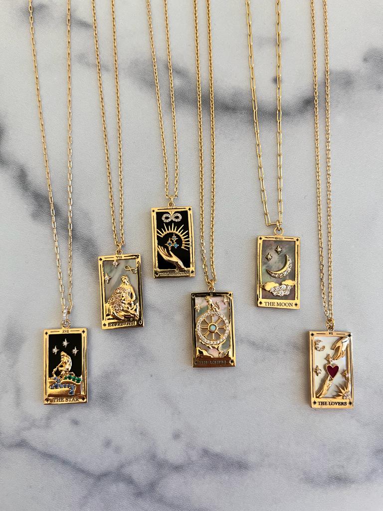 "The Lover" Tarot Necklace