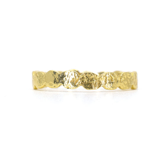 Load image into Gallery viewer, Fair Mined Gold Dot Stacker Ring
