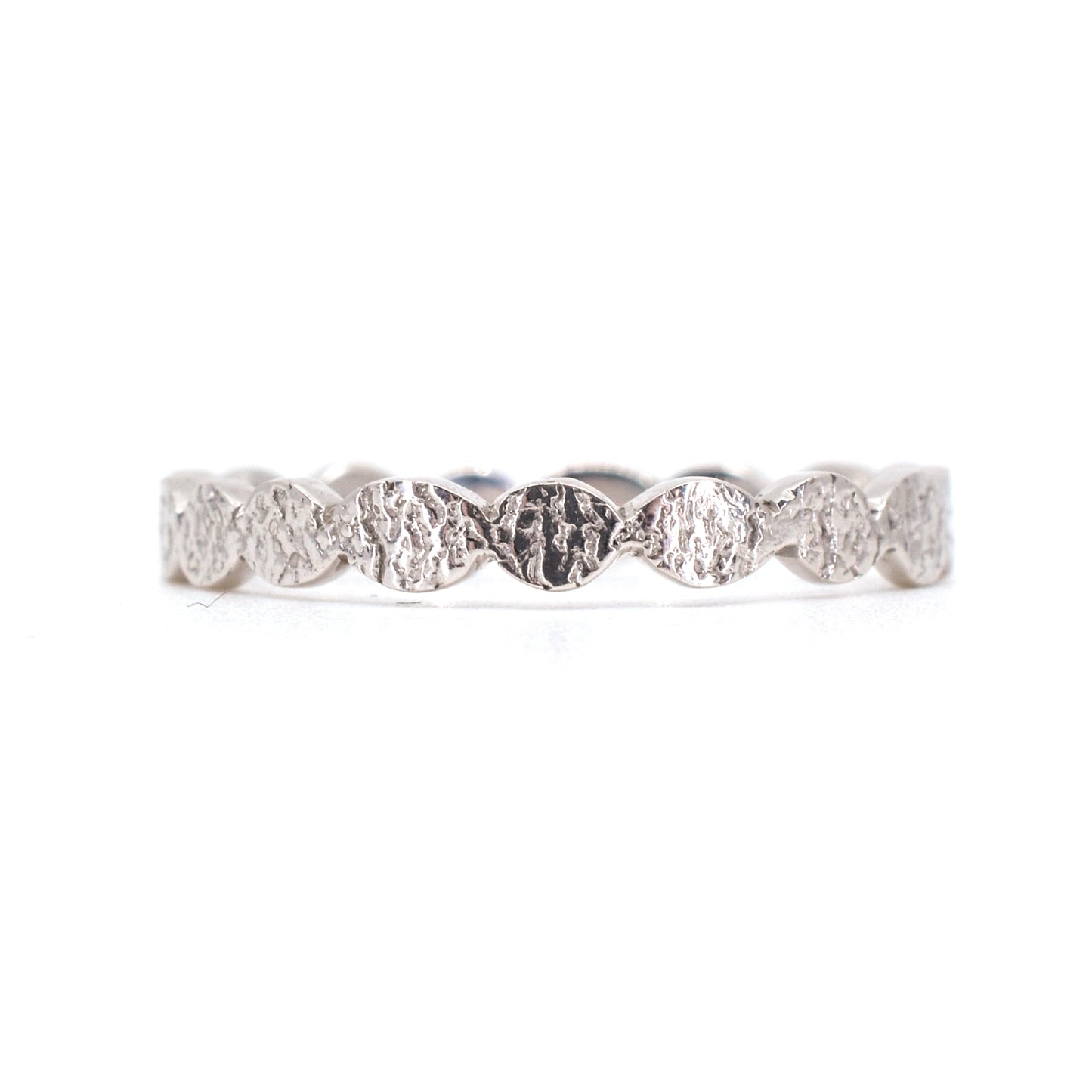 Fair Mined Gold Dot Stacker Ring