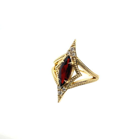 Akasha Garnet Ring