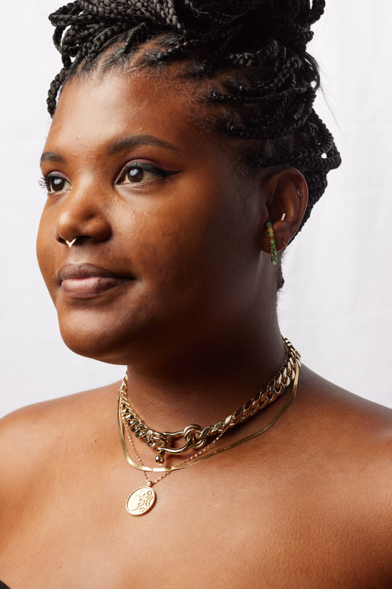 14k Gold Herringbone Chain