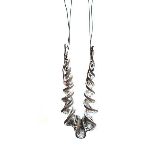 Oryx single necklace on white background