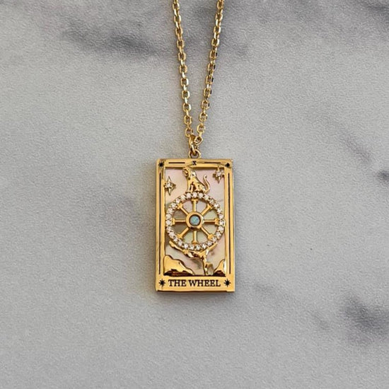 "The Wheel" Tarot Necklace