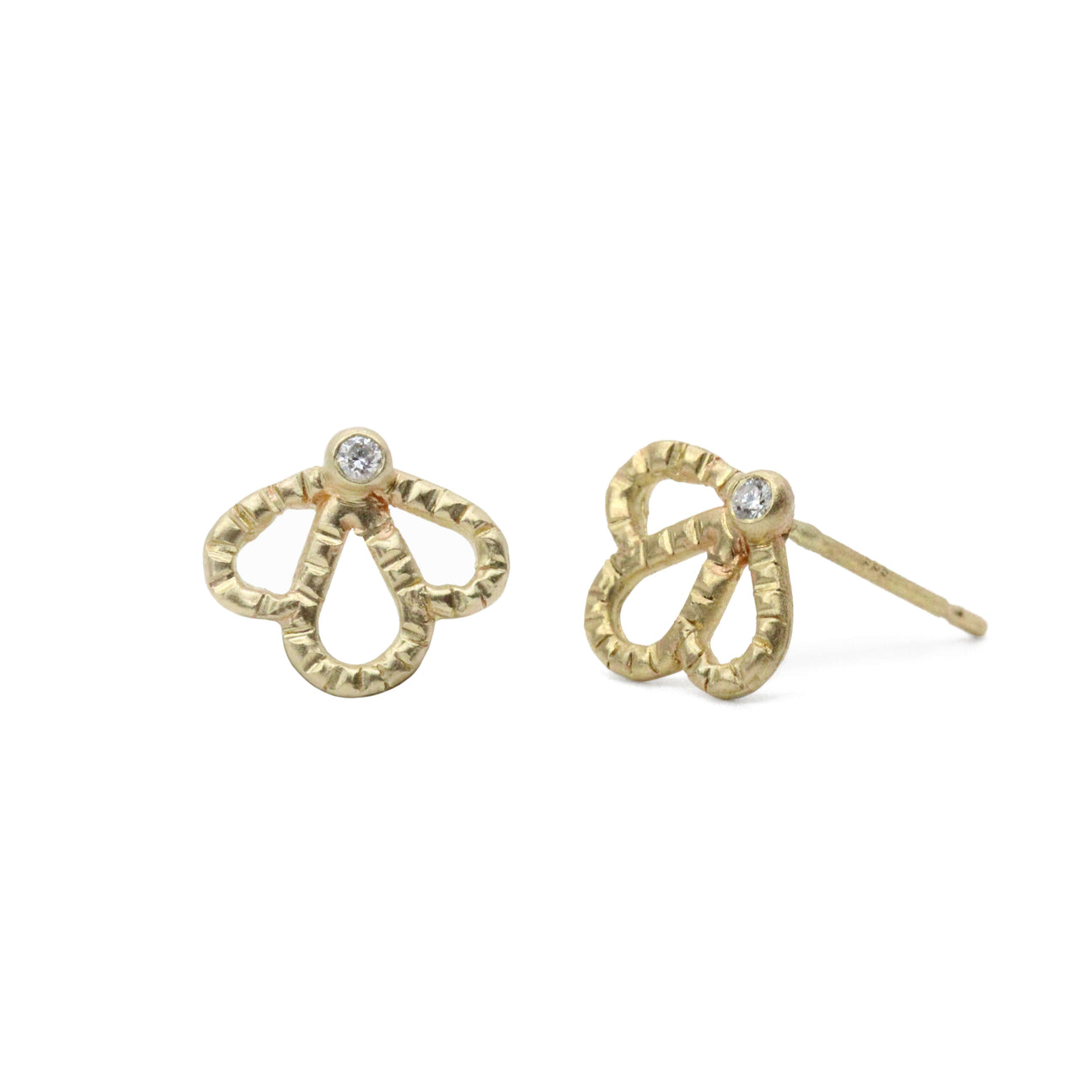 Mini Orchid Single Stud